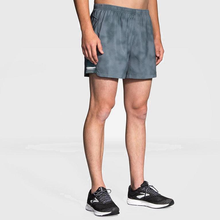 Brooks Sherpa 5 Israel - Men's Running Shorts - Grey (34251-PZRE)